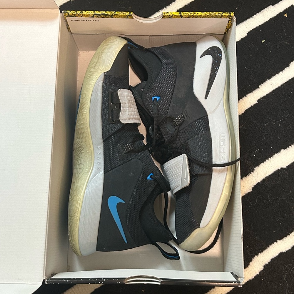 Nike Paul George 2.5 Size 11.5 Black/Photo Blue